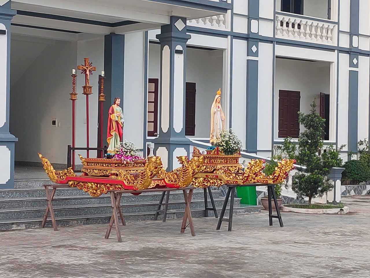 KHAI MẠC THÁNG HOA KÍNH ĐỨC MẸ VÀ MỪNG BỔN MẠNG GIỚI GIA TRƯỞNG GIÁO XỨ THÁI SA – GIÁO PHẬN THÁI BÌNH