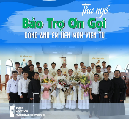 THƯ NGỎ: HỘI BẢO TRỢ ƠN GỌI PHANXICÔ VIỆN TU