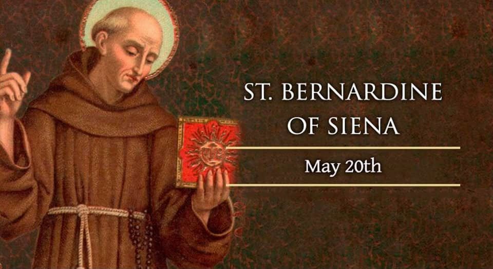Thánh Bernadinô thành Siêna Linh mục (1380 – 1444) – Ngày 20/5