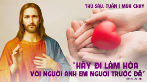 LÀM HÒA (27/02/2026 - THỨ SÁU TUẦN 1 MÙA CHAY)